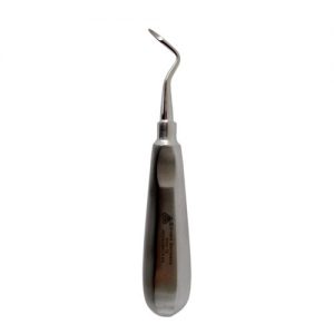 Elevador dental angulado heidenbrick, hecho de acero inoxidable marca 6b. Deposito Dental Dentalmex Online