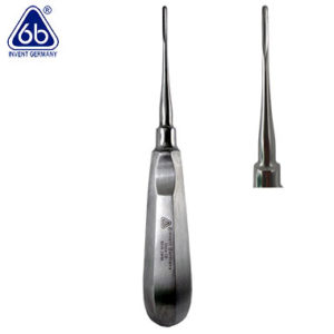 Elevador para extracción dental recto de 2 mm de ancho Tipo Bein marca 6b invent. Deposito Dental Dentalmex Online