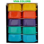 Cajas con cordón viva colors de la marca Borgatta. Deposito Dental Dentalmex