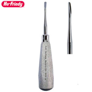 Elevador recto de 4mm de la marca Hu Friedy, instrumental de acero inoxidable. Deposito Dental Dentalmex Online