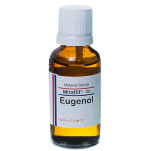 Eugenol puro de uso dental, de la marca Mirafill. Deposito Dentalmex Tienda Online