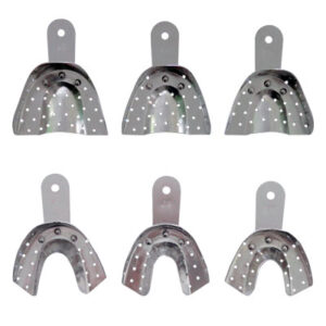 Kit de cucharillas perforadas de aluminio. Deposito Dental Dentalmex Tienda Online