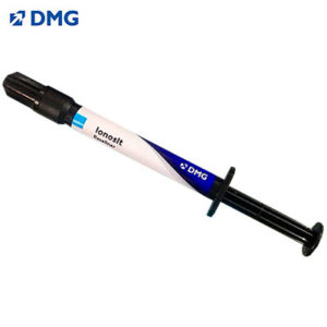 Ionosit en jeringa de 1.5 gramos de la marca DMG. Deposito Dental Dentalmex Online