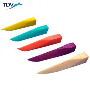 Cuñas de maderas interdentales de la marca TDV. Deposito Dental Dentalmex Online