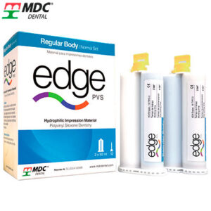 EDGE silicona por adición en consistencia regular de la marca MDC. Deposito Dental Dentalmex Tienda Online