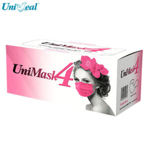 Cubrebocas unimask 4 de la marca uniseal. Deposito Dental Dentalmex Online