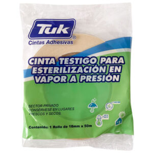 Cinta testigo para esterilización de la marca Tuk. Deposito Dental Dentalmex