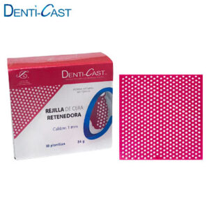 Rejilla de cera para retenedores. Deposito Dentalmex