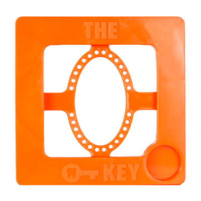 Plantilla para dique. Deposito Dentalmex